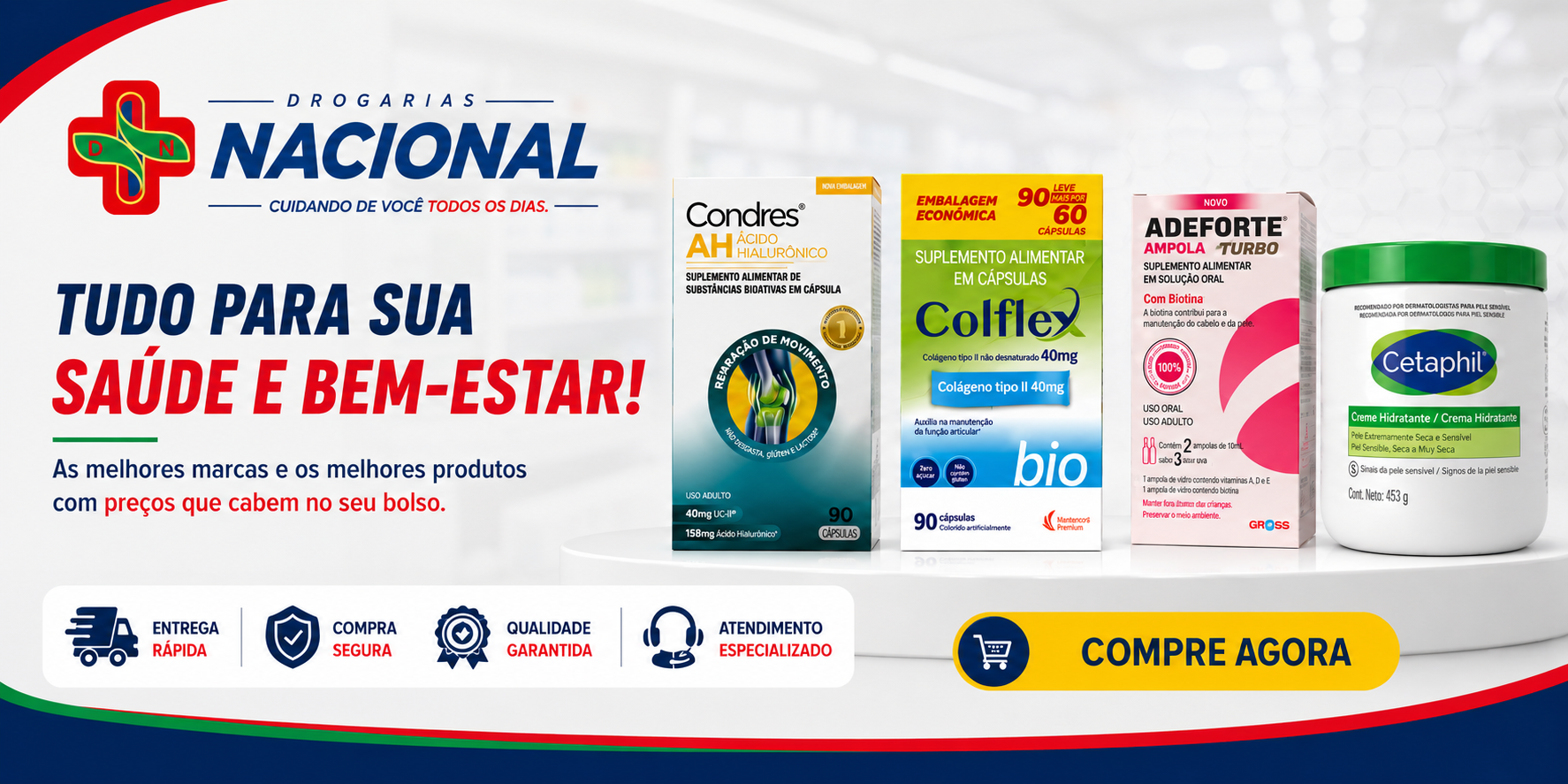 Banner principal Drogarias Nacional